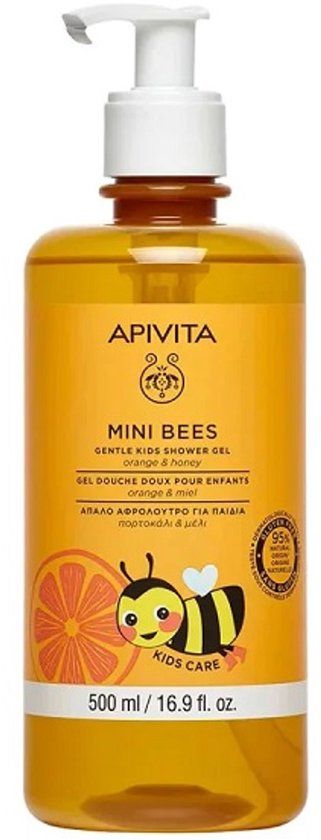 Apivita Gente Foam Shower For Kids Orange Honey 500ml