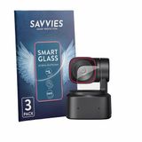 Savvies 3 Stuks Screenprotector - Geschikt voor OBSBOT Tiny 2 Lite - Beschermfolie Glas Transparant