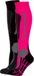 Falcon Wintersportsokken - Maat 35-38 - Vrouwen - roze/zwart/grijs