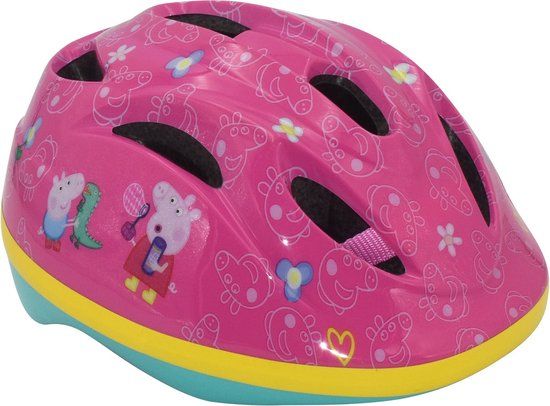 Peppa Pig Kinderfietshelm - Roze - 51-55 cm