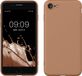 kwmobile telefoonhoesje geschikt voor Apple iPhone SE (2022) / SE (2020) / 8 / 7 - Hoesje voor smartphone - Back cover in cappuccino
