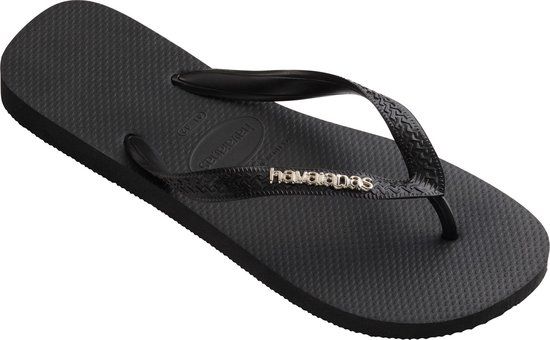 Havaianas Top Logo Metallic Black 41/42