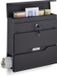 Merkloos Relaxdays brievenbus hangend - met krantenrol - slot en 2 sleutels - 37 x 37 x 11 cm - buiten