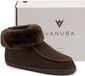 Vanuba Peppin Pantoufles Homme - Taille 44 - Gris - Laine