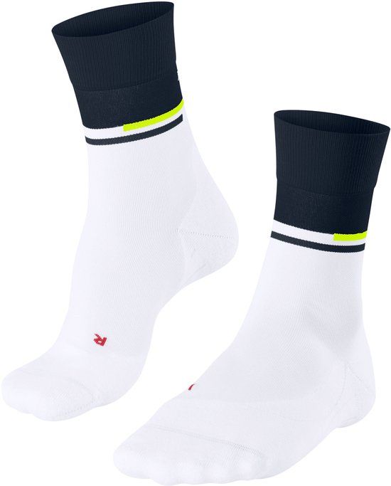 FALKE RU Compression Stabilizing compressie lyocell functioneel materiaal hardloopsokken heren wit - maat 46-48