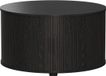 Vicco Selva Salontafel – 80 x 80 cm met schuifdeur Zwart