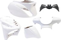 Edge Gransier Bike Parts BV Kappenset Piaggio Zip Sp 5 Delig Wit Metallic EDGE
