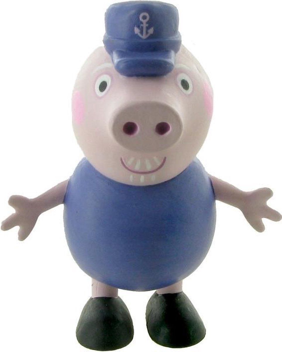 Peppa Pig - Opa - Figuur - Multicolor - 7 cm