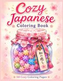 Cozy Japanese Coloring Book