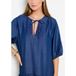 LOLALIZA robe courte à volants - bleu foncé