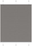 vidaXL Plissé rolgordijn 105x150 cm stofbreedte 104,4 cm antraciet