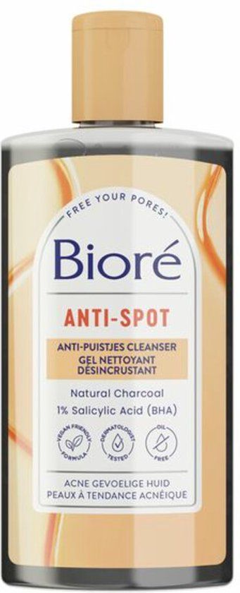 Biore Bioré Houtskool Anti-Puistjes Cleanser - 200 ml