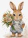 Luca-S The Bunny's Surprise borduren (pakket) B1409