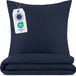 Blumtal Housse de couette Microfibre Nova - Deux personnes - 220 x 220 cm - Bleu foncé