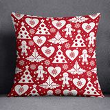 Bonamaison decoratieve kussensloop, kussensloop, Polyester, Multi kleuren, 45x45 cm
