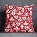 Bonamaison decoratieve kussensloop, kussensloop, Polyester, Multi kleuren, 45x45 cm