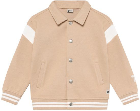 Daily7 Oversized Bomberjack Kinderen Katoen Beige Maat 116
