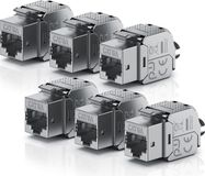 Primewire Keystone-Modul-Set, 6 Stück, CAT 6a, RJ45
