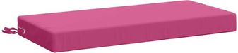 vidaXL Bankkussen SOEST 100% Polyester Roze 80 x 40 x 8 cm