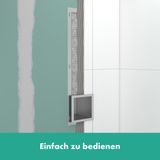 Hansgrohe XtraStoris Original - Distributeur de papier toilette encastré, acier brossé 56058800