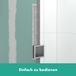 Hansgrohe XtraStoris Original - Distributeur de papier toilette encastré, acier brossé 56058800