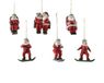 Decoris Figuur polyresin l7b3.5h8.5 cm rood a6 kerst