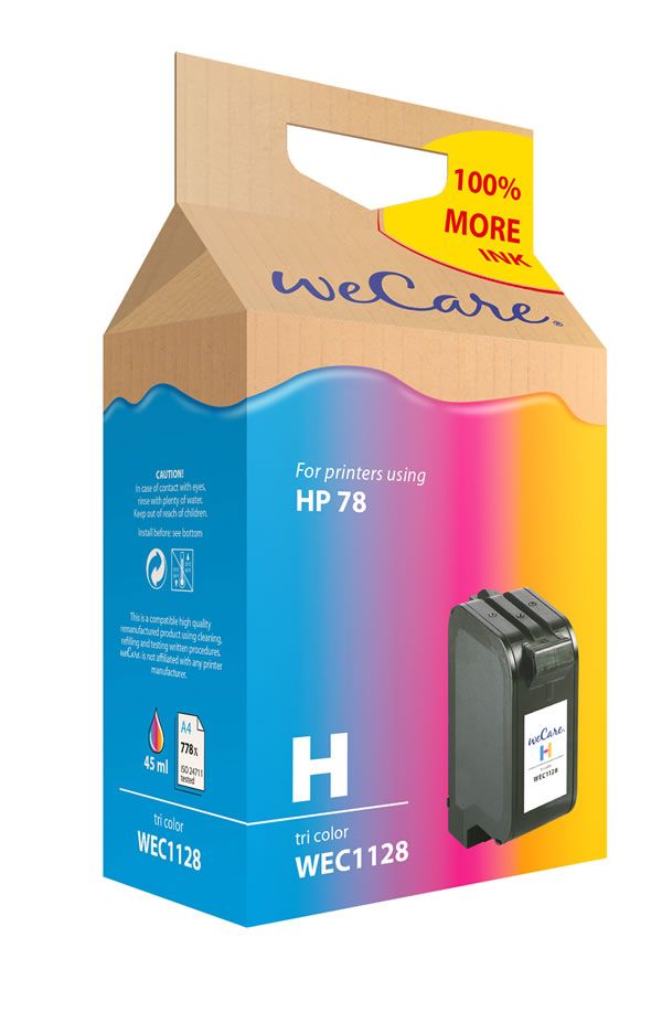 wecare WEC1128 Inktcartridge - Kleur - 45 ml