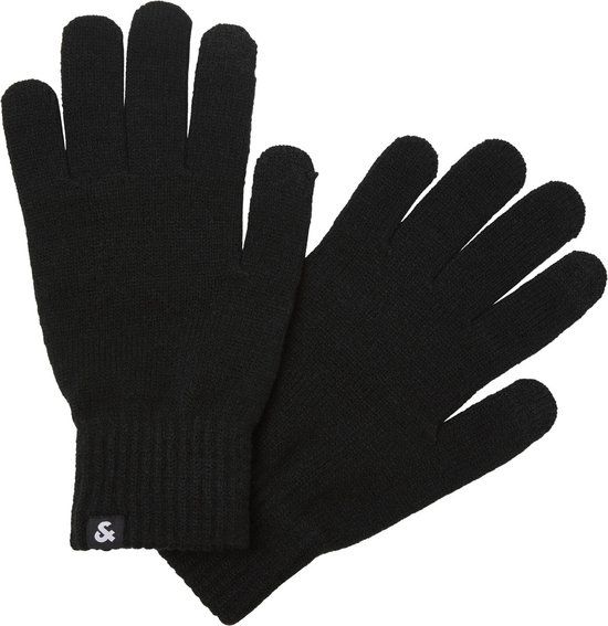 JACK & JONES JACBARRY Knitted Gloves - Black - Men - ONE SIZE