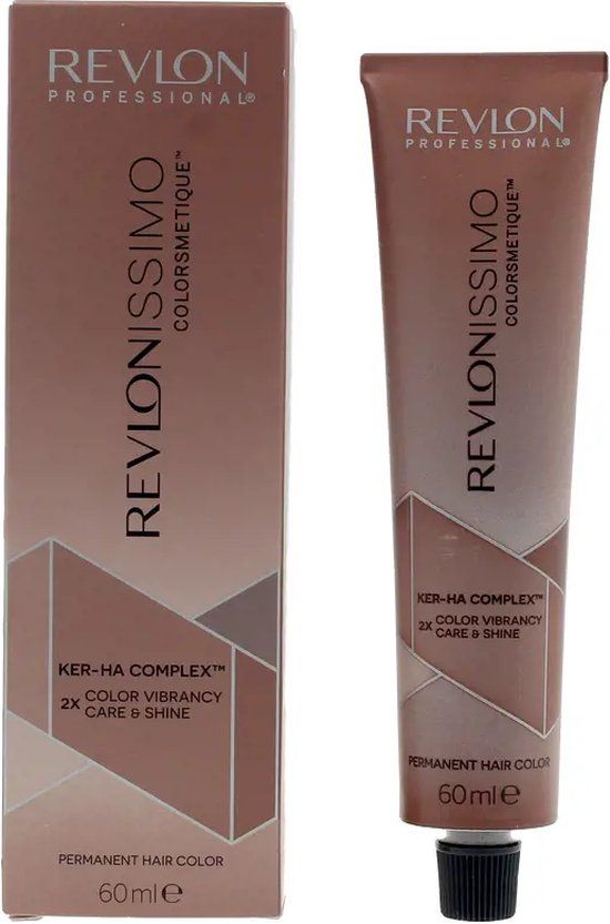 Revlon Revlonissimo Colorsmetique 6.41 Dark Chestnut Ash Blonde Permanent Hair Color 60ml