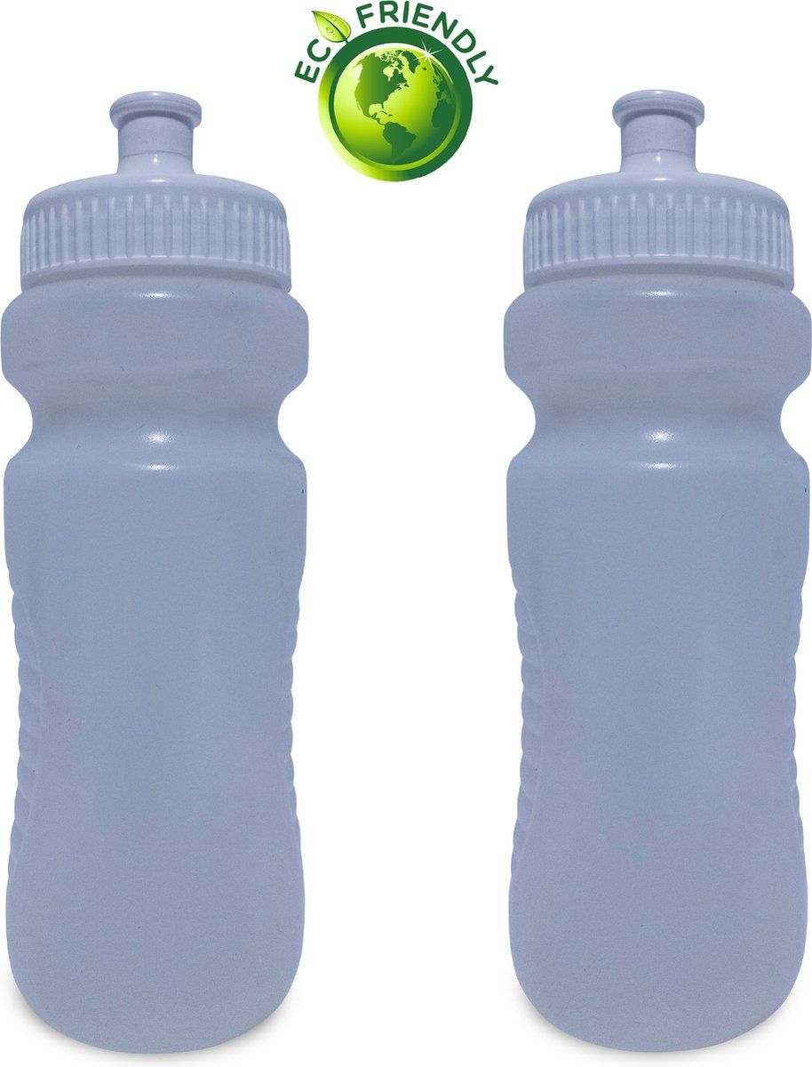 Pro x Drinkflessen 700ml x2 - Transparant - Bio Plastic - 2014854755281