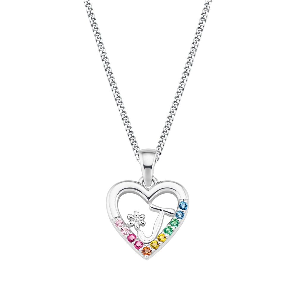 Prinzessin Lillifee Ketting met hanger voor meisjes, sterling zilver 925, zirkonia (synth.)