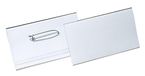 Durable Economy naamplaatje met combi-klem 40 x 75 mm 50 stuks