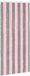 vidaXL Insecten Gordijn Chenille Zilvergrijs en Roze 90 x 200 cm