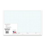 GeekNavy 11" x 17" isometrisch grafiekpapier 50 vellen landschap - 0,64 cm raster, niet-foto blauw, hoge helderheid, tekenen, engineering, kunst, 3D-ontwerp (1-Pack)