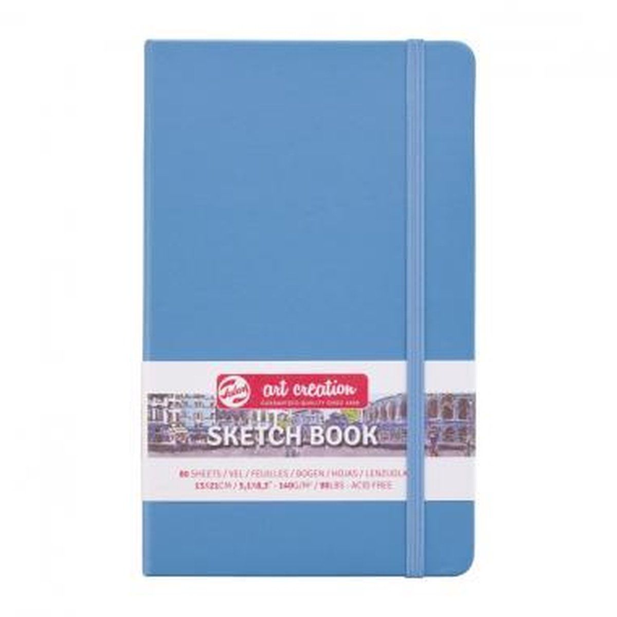 Talens Art Creation Schetsboek Lake Blue 13x21 cm - 140 gr - Blauw