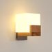 Osairous Interieur Wandlamp 3000k - 6500k driekleurendimbare LED wandlamp Creativiteit houten wandlamp Geschikt voor slaapkamer, hal, trappenhuis