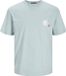 Jack & Jones T-shirt Jormarbella Aop Back Tee Ss Crew Ne 12256540 Gray Mist Homme Taille - S