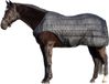 QHP Imperméable couverture d'équitation 100g Printemps Noir Polyester/Polypropylène/Fer/Zinc Cheval 135