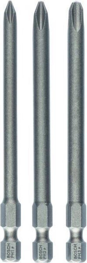 Bosch BITSETXH-TORS/PH1.PH2.PH3/89MM - 3 stuks