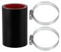 Tuyau en silicone - Refroidissement universel - Noir/Rouge - 1,57" ID