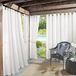 Sun Zero Marina Indoor/Outdoor UV Protectant Energie Efficiënte Grommet Gordijnpaneel, 54 "x 108", Wit