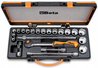 Beta Gereedschapset 17 Doppen 1/2" + Toebehoren 920A/C17HR