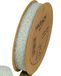 Halbach Seidenbänder Teddy stoffen decoratielint | Breedte: 20mm Lengte: 10m | Imitatiebontband voor knutselen en naaien | Kleur: saliegroen