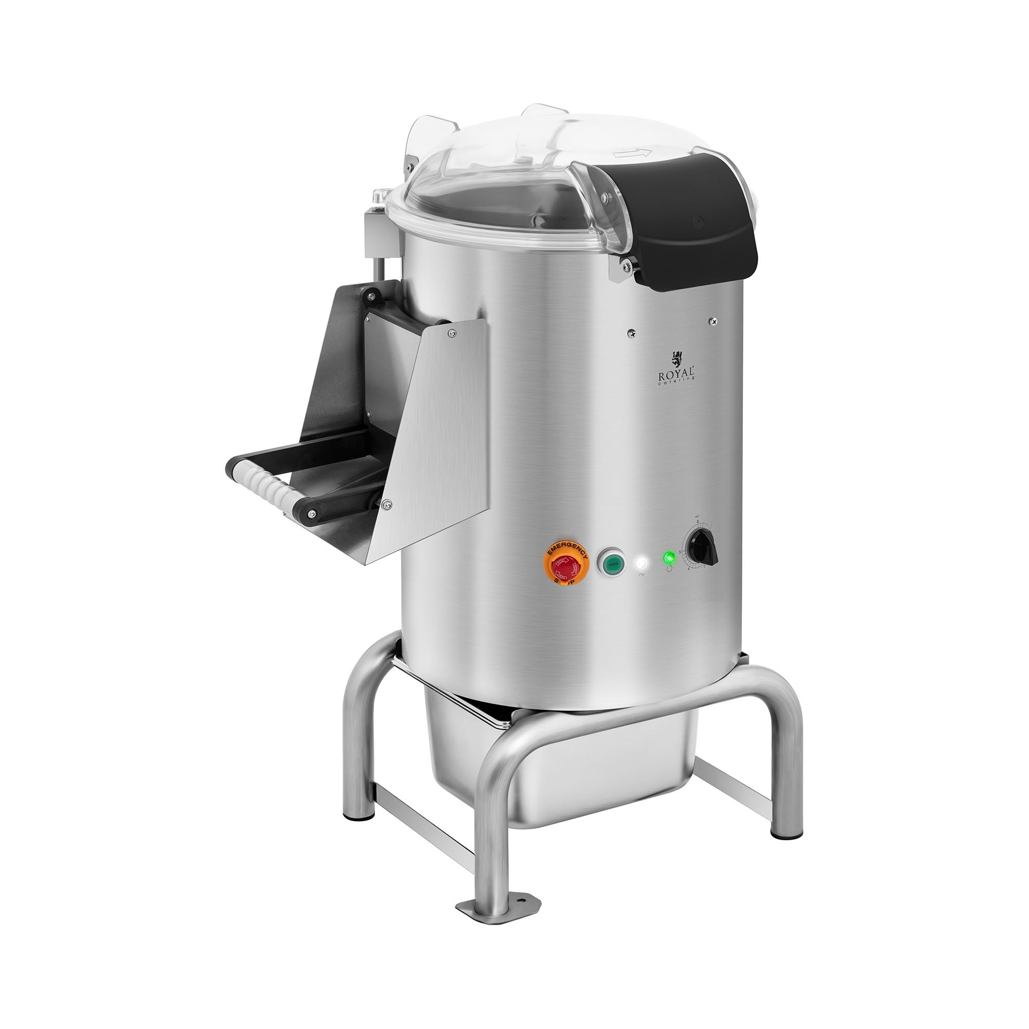 Royal Catering Aardappelschilmachine - 22 L - timer - tot 200 kg / uur