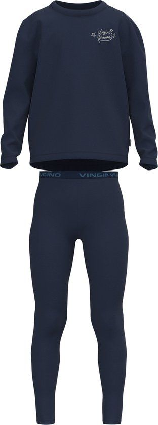 Vingino WANNAH Meisjes Pyjamaset - Maat 110/116 - Dark Blue