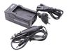 VHBW Charger compatible with JVC GZ-HD300REU, GZ-HD30ex, GZ-HD320, GZ-HD320BEU, GZ-HD40, GZ-HD40ex camera camcorder action cam battery - charging dock