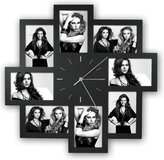 Zep Fotokader Klok Trieste Black - Zwart - Hout