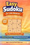 Easy Sudoku for Calm Moments: A soothing collection of easy 9×9 Sudoku puzzles designed to bring peace, joy, and quiet moments of relaxation to every ... calm. Great gift for Seniors! | 9x9 grid