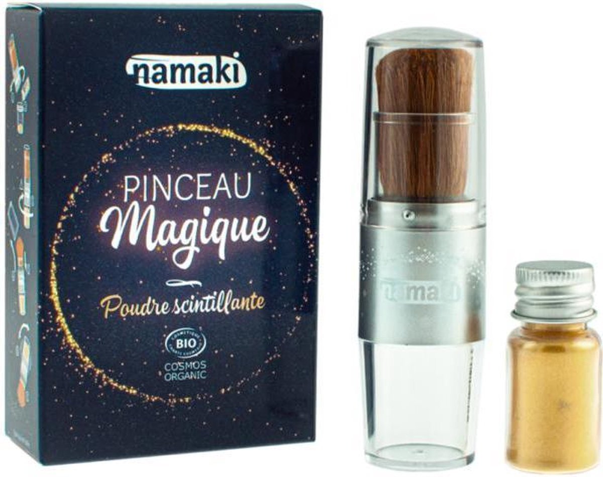 Namaki Kinder Glitterpoeder Kwast - Goud Glitterkwast - Goud