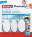 Tesa Powerstrips Haken Small Ovaal Wit Kunststof 6 stuks
